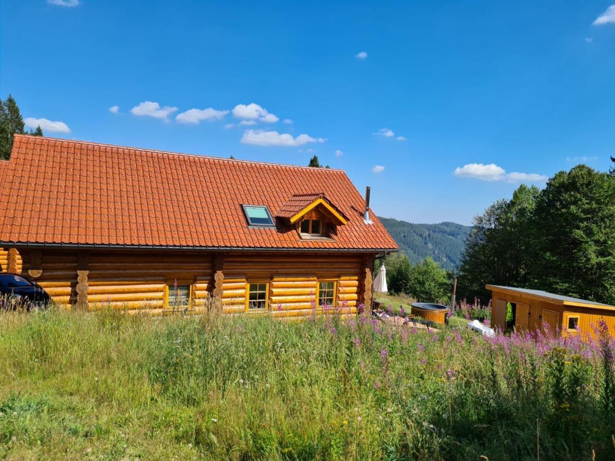 Luxus-Ferienhaus Blockhaus Chalet Nr 2 Toplage Am Feldberg Mit Sauna, Outdoor-Hottub, Kamin Auf 1300M Uem Bagian luar foto